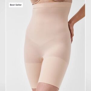 Spanx sculpt seamless power high waisted shorts
